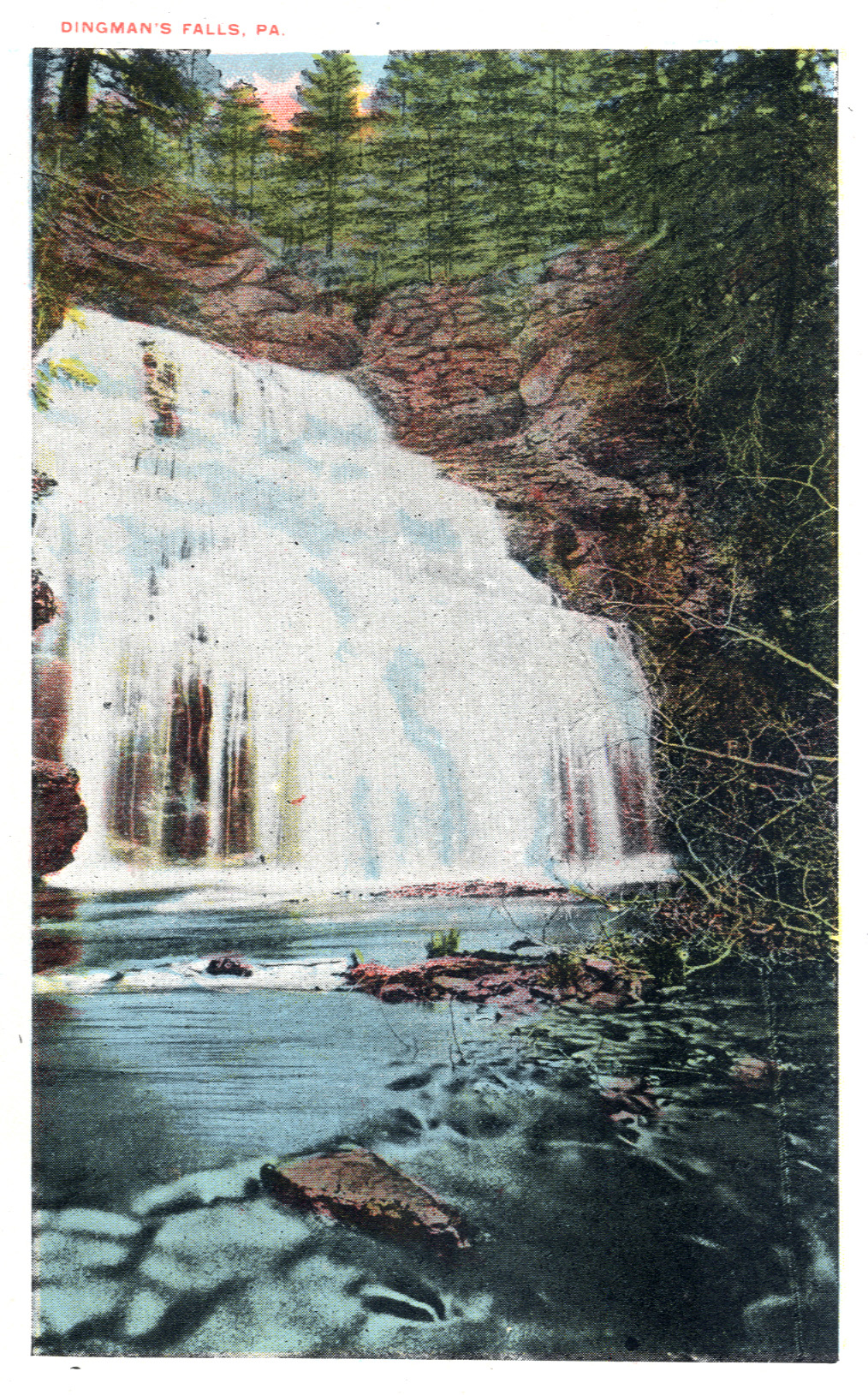 Delaware Water Gap postcard