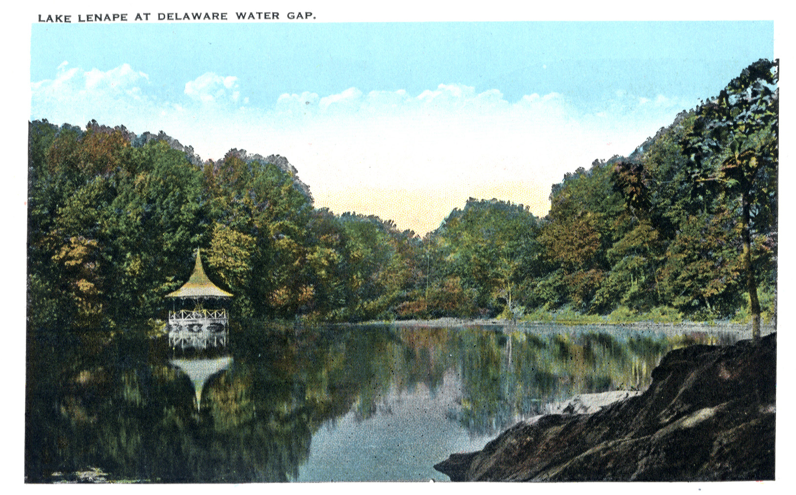 Delaware Water Gap postcard