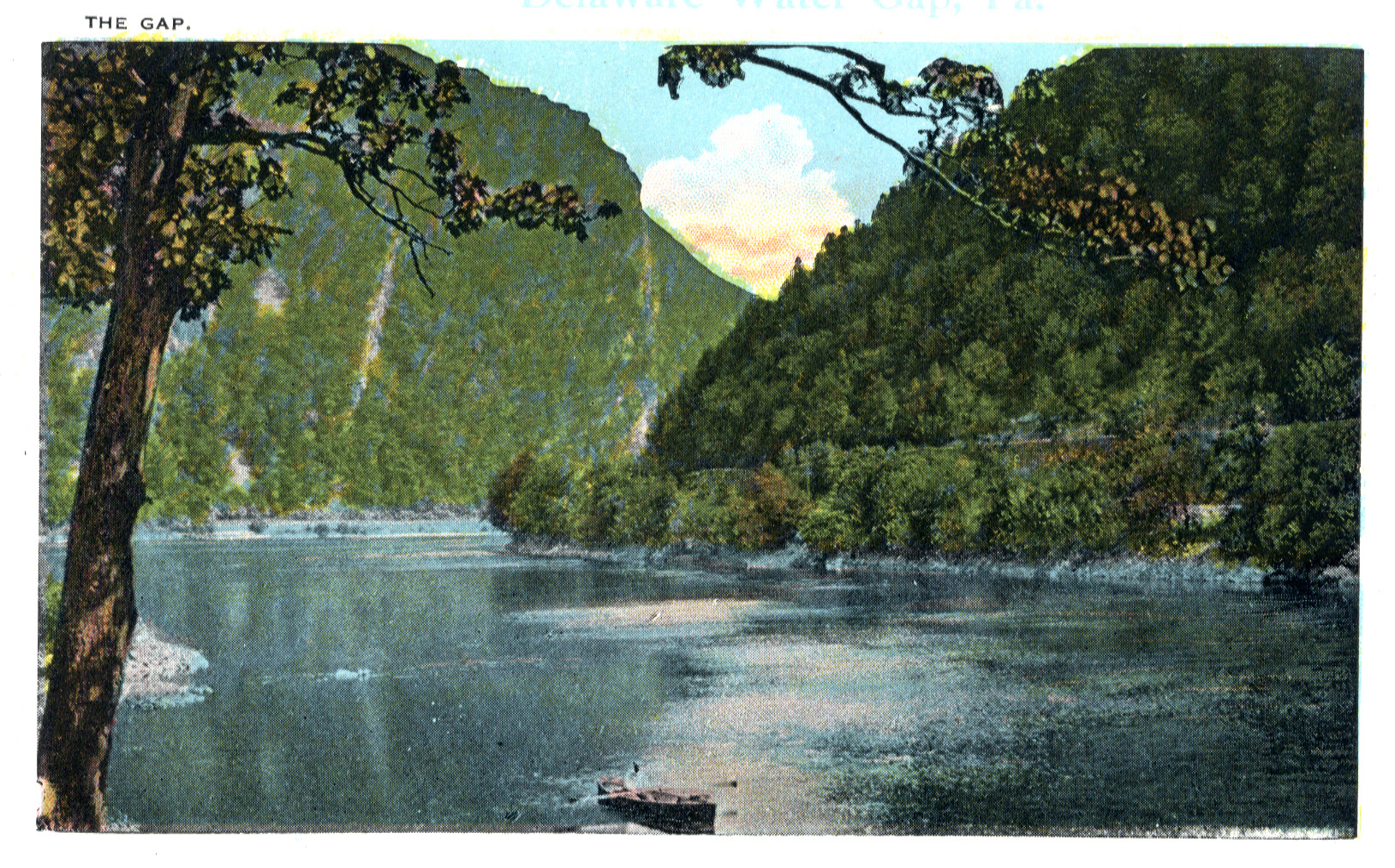 Delaware Water Gap postcard