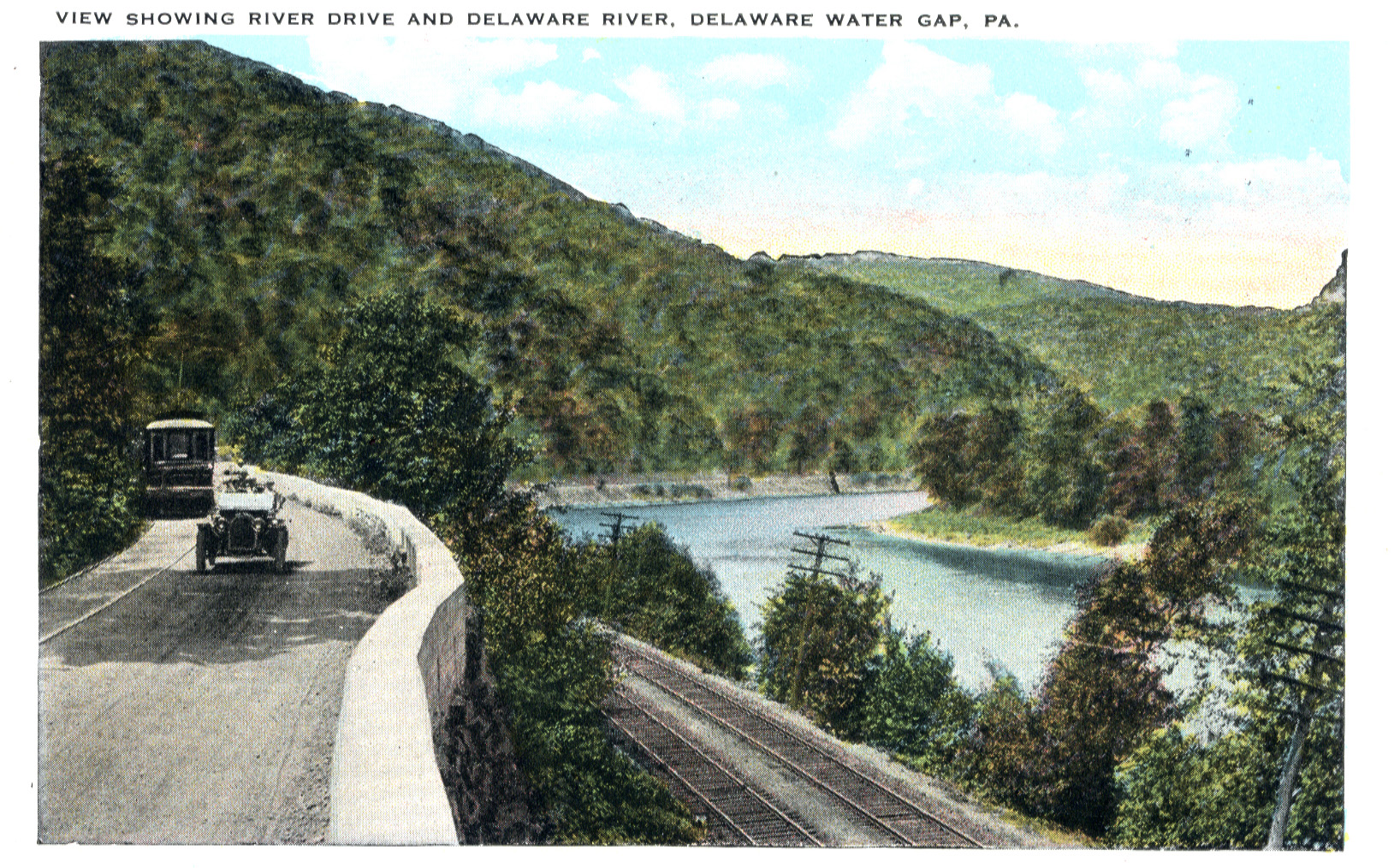 Delaware Water Gap postcard