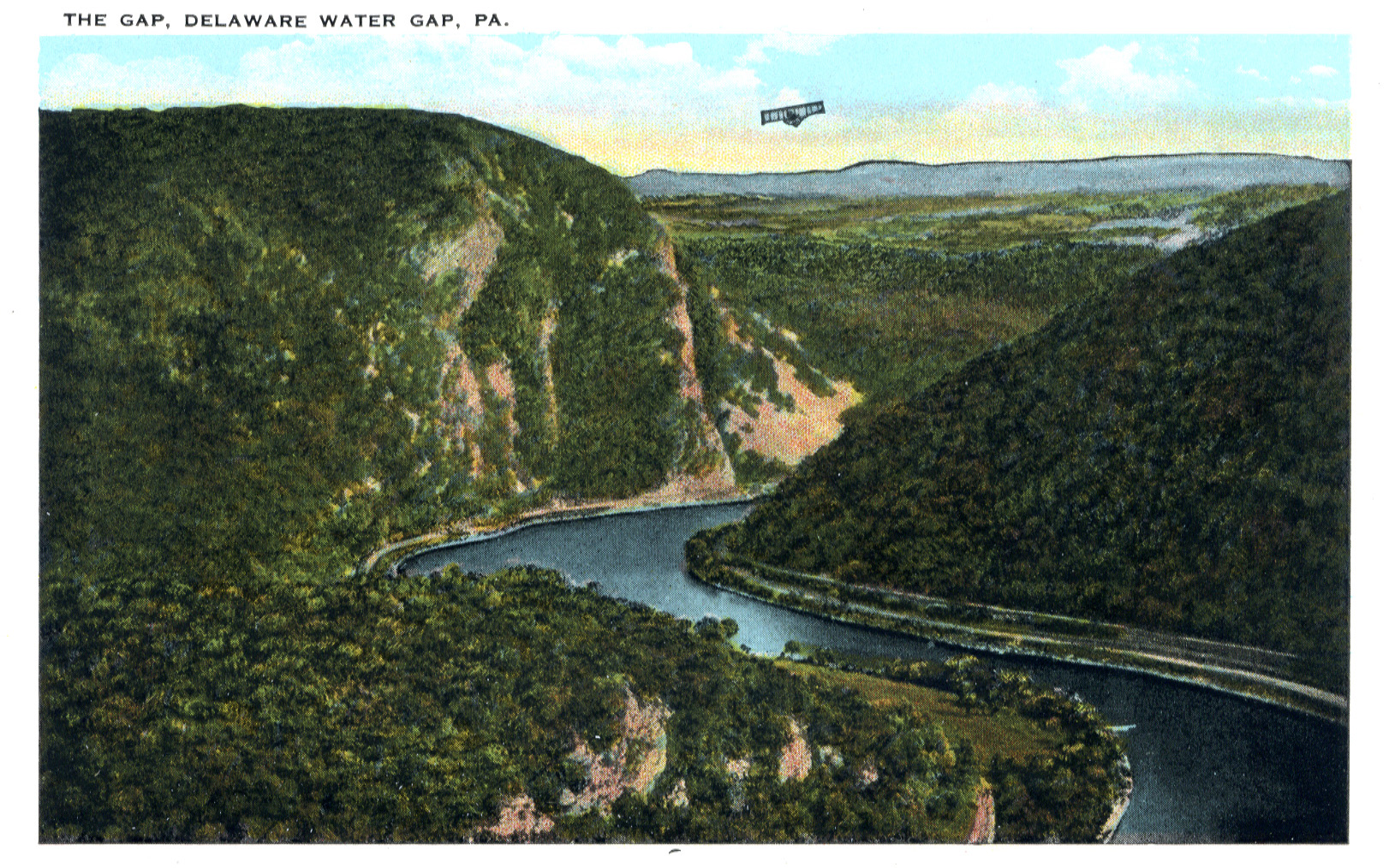 Delaware Water Gap postcard