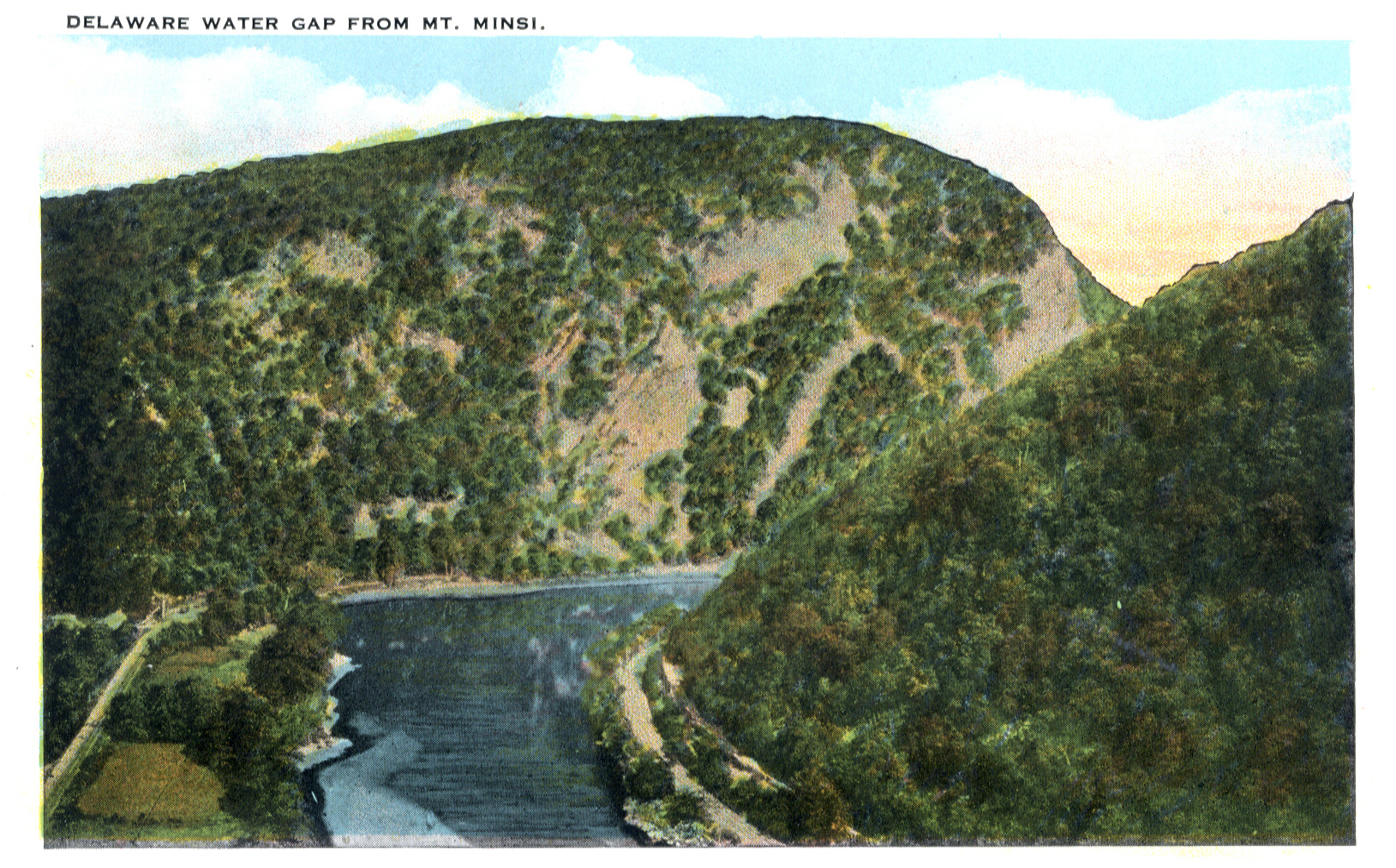 Delaware Water Gap postcard