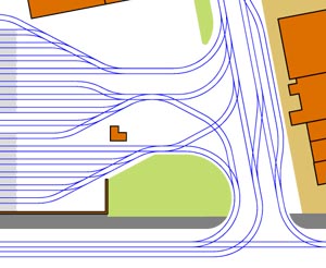 Elmwood track map