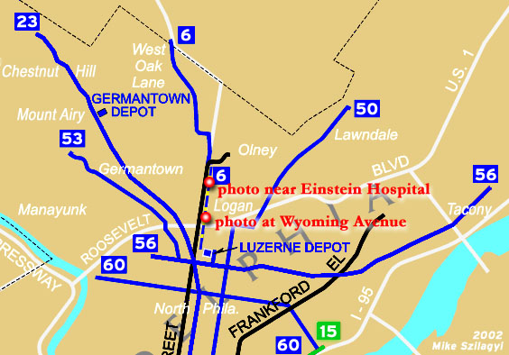 philadelphia bus route map