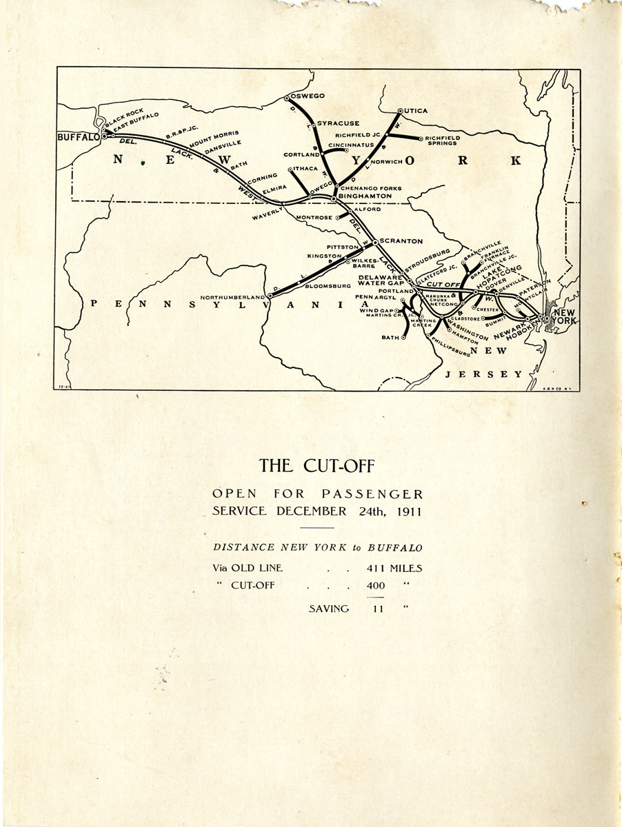 Lackawanna Cutoff 1911 brochure