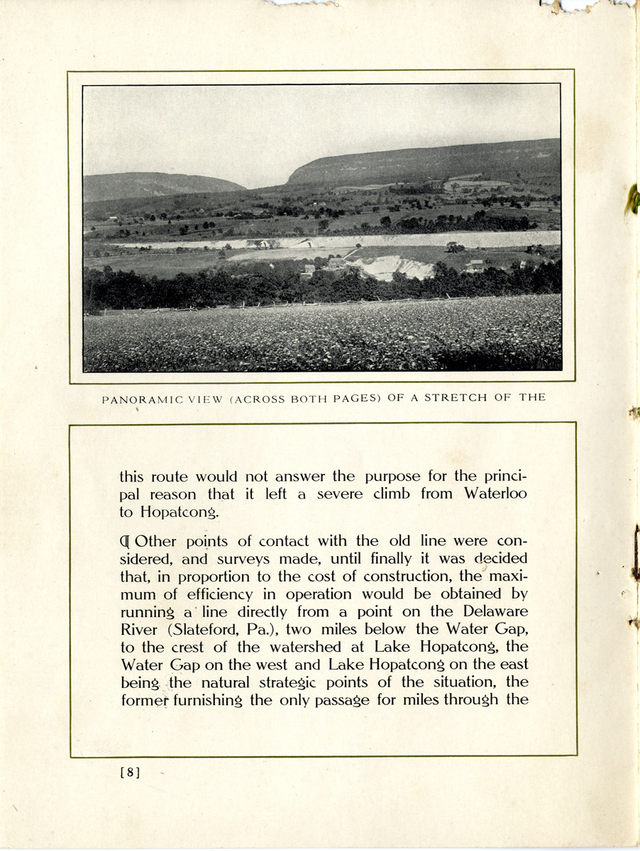 Lackawanna Cutoff 1911 brochure