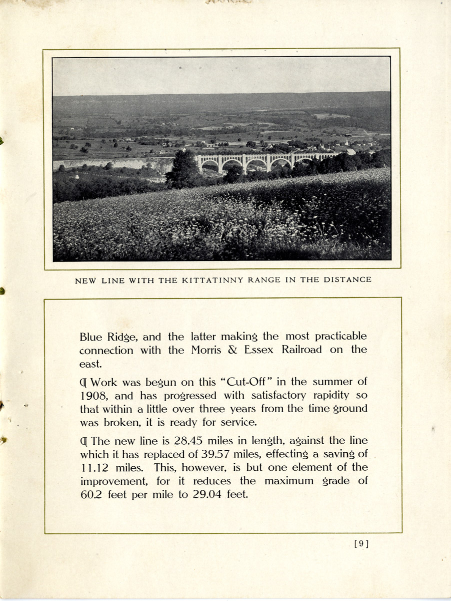 Lackawanna Cutoff 1911 brochure