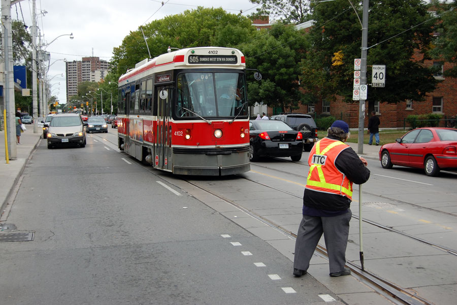 Pointsman at Gerrard & Parliament